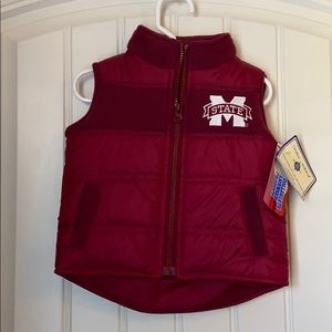 12 months Mississippi State Vest & sweatpants